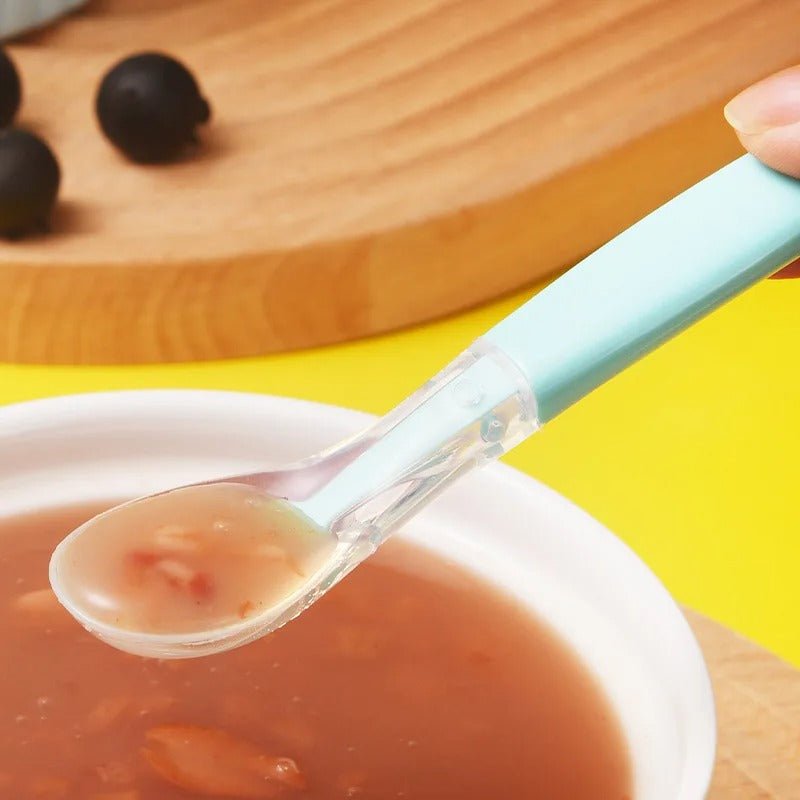 2 - in - 1 Silikonlöffel für Babys – Sanft & Sicher Füttern - Kinderwelt by Held