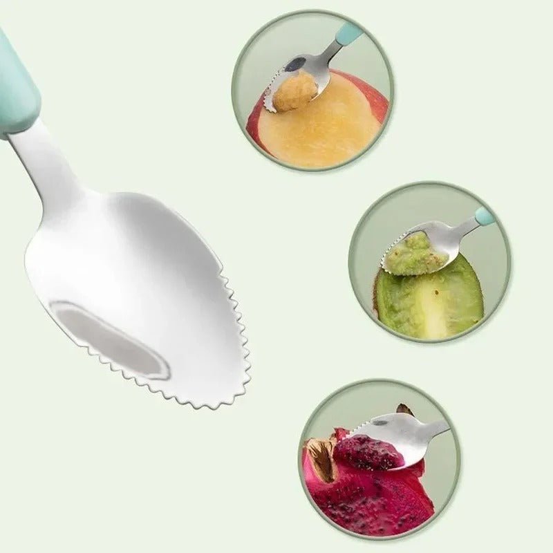 2 - in - 1 Silikonlöffel für Babys – Sanft & Sicher Füttern - Kinderwelt by Held