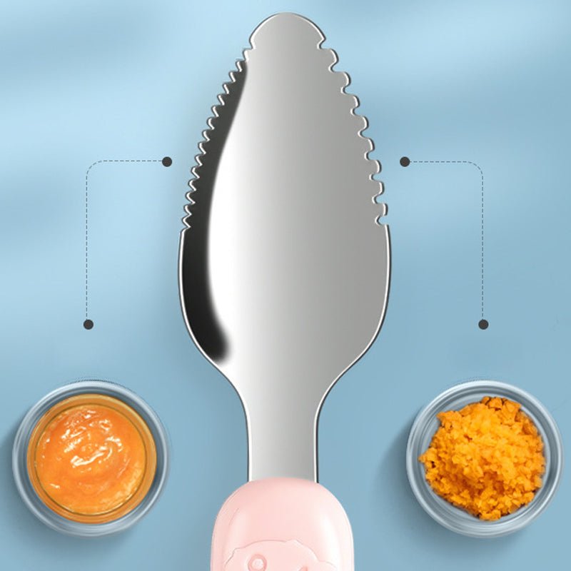 2 - in - 1 Silikonlöffel für Babys – Sanft & Sicher Füttern - Kinderwelt by Held