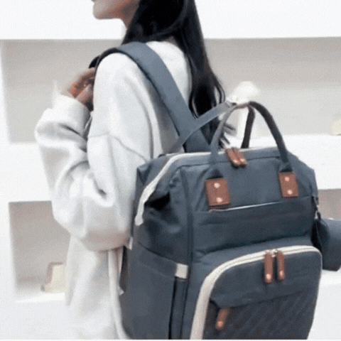 BabyBag - 2in1 Wickel-Rucksack mit integriertem Babybett