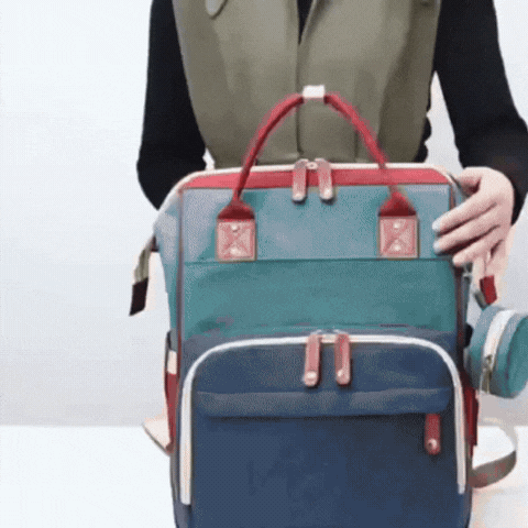 BabyBag - 2in1 Wickel-Rucksack mit integriertem Babybett