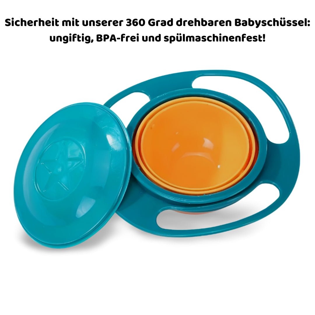 Drehende Babysnackschüssel - 360 Grad Auslaufsicher - Kinderwelt by Held