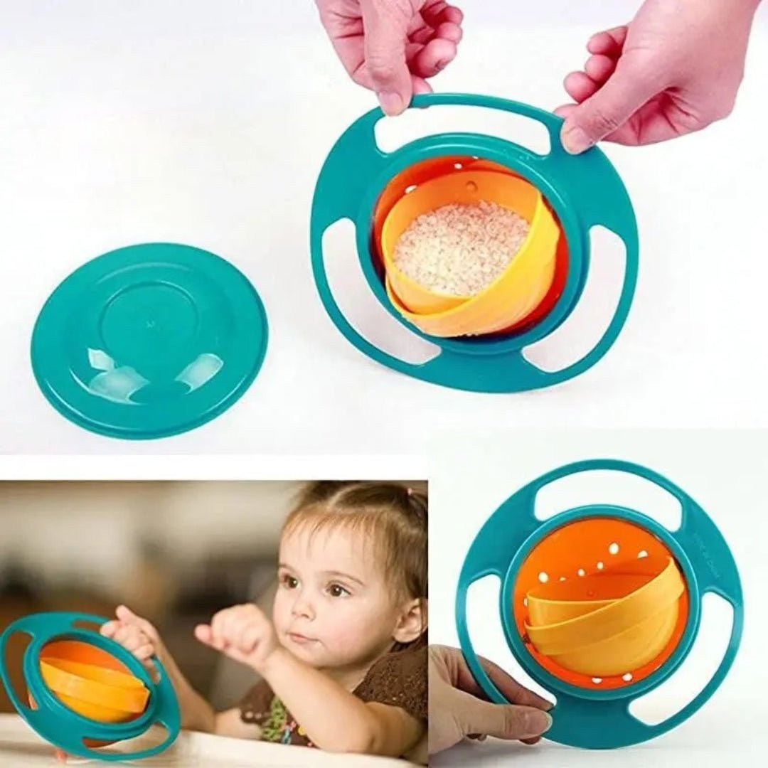 Drehende Babysnackschüssel - 360 Grad Auslaufsicher - Kinderwelt by Held