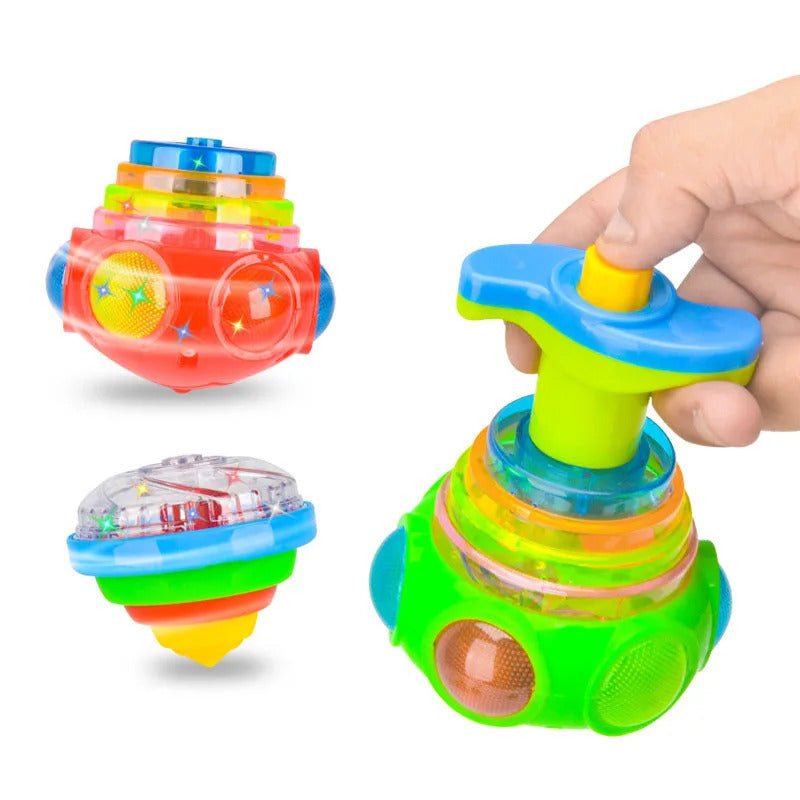 Leuchtender Kreiselspaß – Spielzeug mit Musik & Licht - Kinderwelt by Held