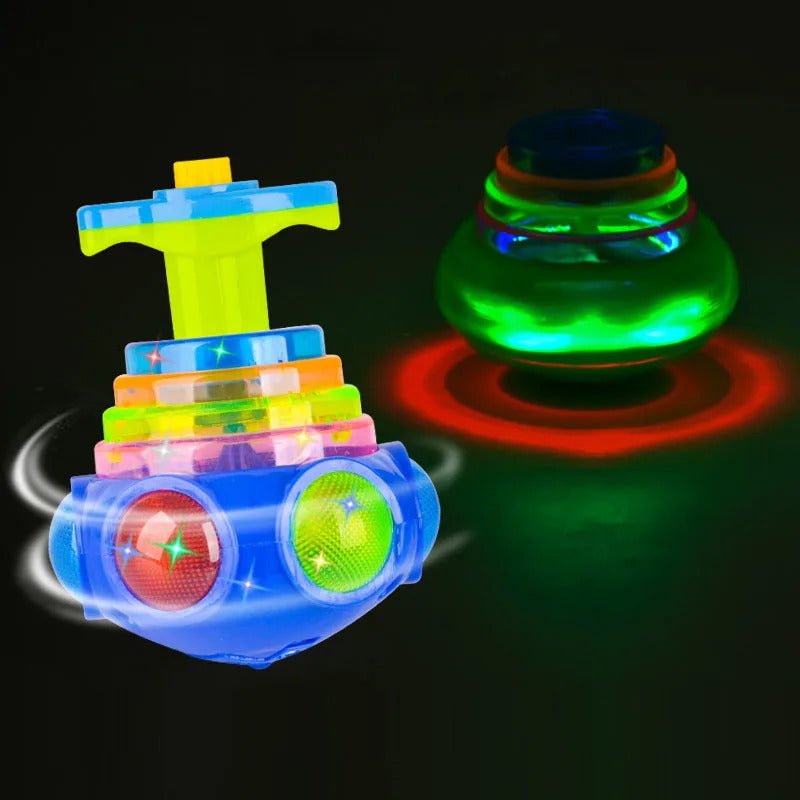 Leuchtender Kreiselspaß – Spielzeug mit Musik & Licht - Kinderwelt by Held