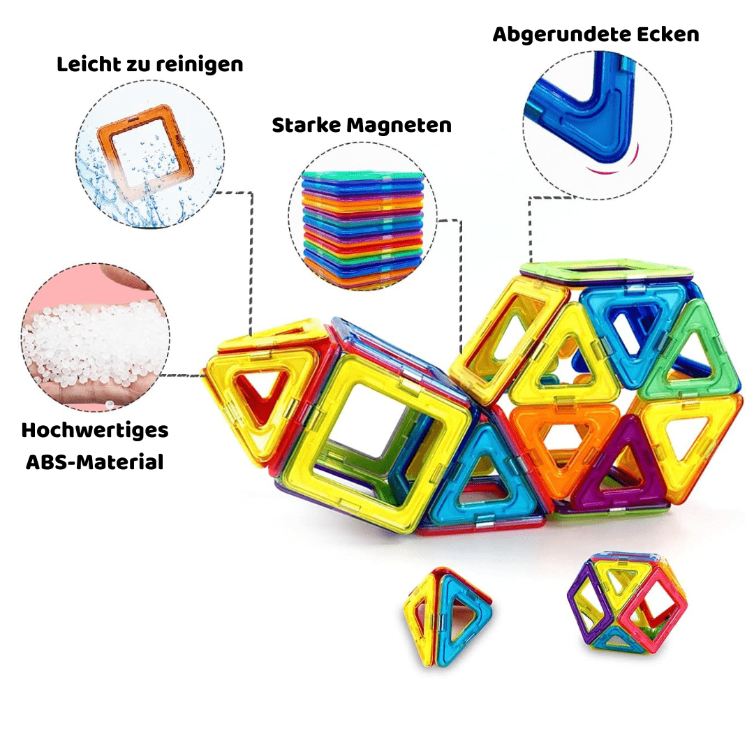 Magnetischer Baukasten für Kinder – Kreatives Lernspiel ab 3 Jahren - Kinderwelt by Held