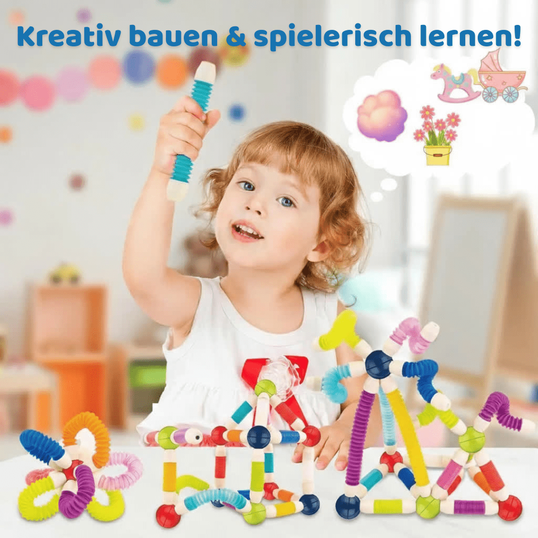 Montessori Formbare Magnetbausteine – Kreatives Lernspiel für Kinder - Kinderwelt by Held