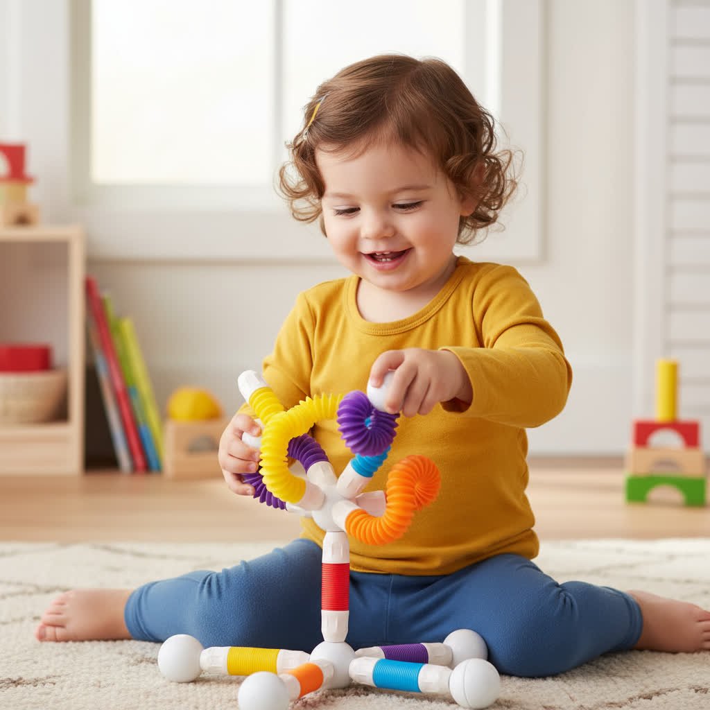 Montessori Formbare Magnetbausteine – Kreatives Lernspiel für Kinder - Kinderwelt by Held