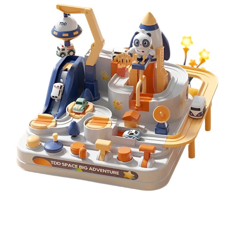 Montessori Rennbahn – Pädagogisches Lernspiel für Kinder ab 3 Jahren - Kinderwelt by Held