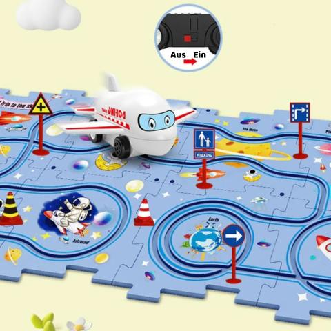 PuzzleRacer Spielset – Kreative Rennbahn für kleine Baumeister - Kinderwelt by Held