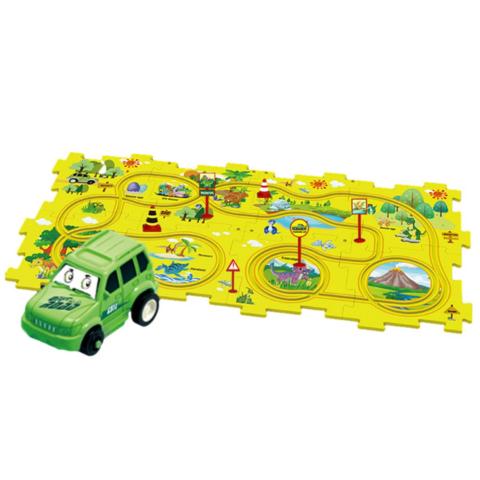 PuzzleRacer Spielset – Kreative Rennbahn für kleine Baumeister - Kinderwelt by Held