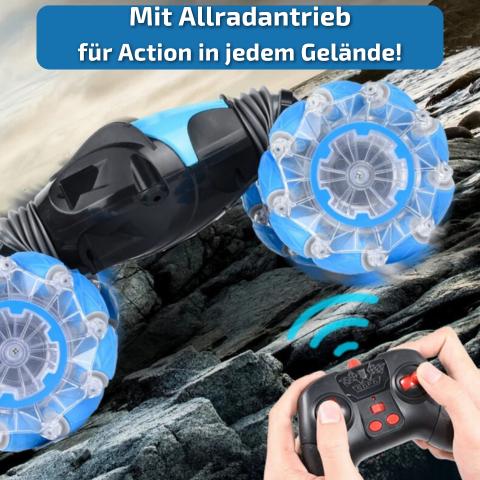 RC StuntTwist Action Car - Ferngesteuertes Rennauto mit Handsteuerung und Fernbedienung - Kinderwelt by Held