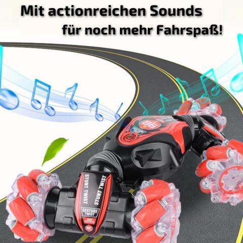 RC StuntTwist Action Car - Ferngesteuertes Rennauto mit Handsteuerung und Fernbedienung - Kinderwelt by Held