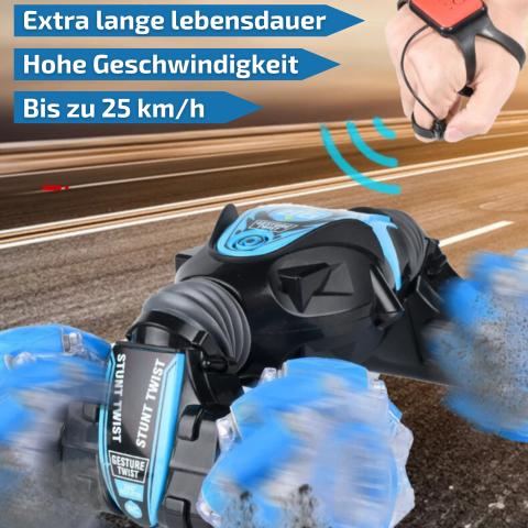 RC StuntTwist Action Car - Ferngesteuertes Rennauto mit Handsteuerung und Fernbedienung - Kinderwelt by Held