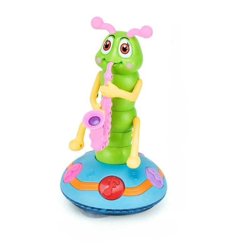 Tanzende Saxophon - Raupe mit Musik & Licht – Interaktives Kinderspielzeug ab 1 Jahr - Kinderwelt by Held