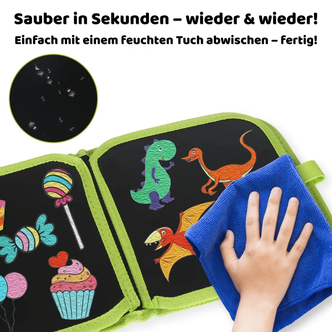 Wiederverwendbares Kinder Malbuch – Malen, Löschen & Neu Gestalten - Kinderwelt by Held