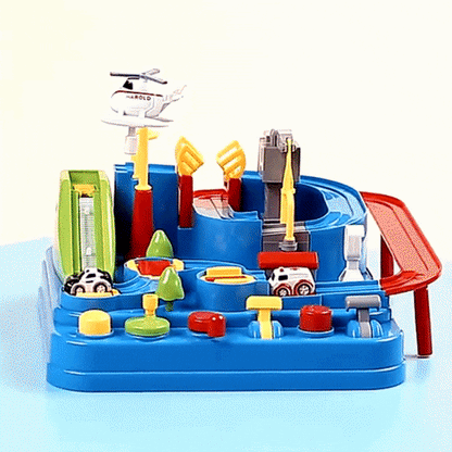 Lernspiel-Rennbahn für kleine Entdecker