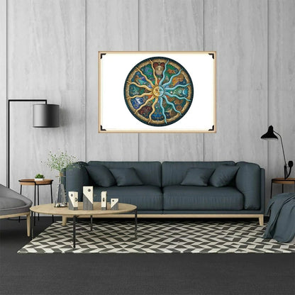 AstroPuzzle – 1000‑Teile Rund - Puzzle mit Tierkreiszeichen - Kinderwelt by Held