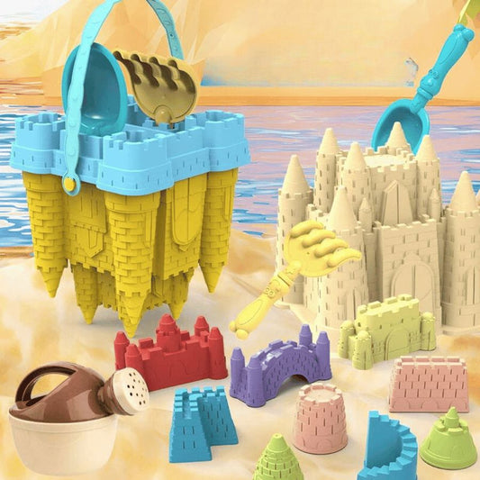 Buntes Sandspielset für Kinder mit Eimer & Förmchen - Kinderwelt by Held