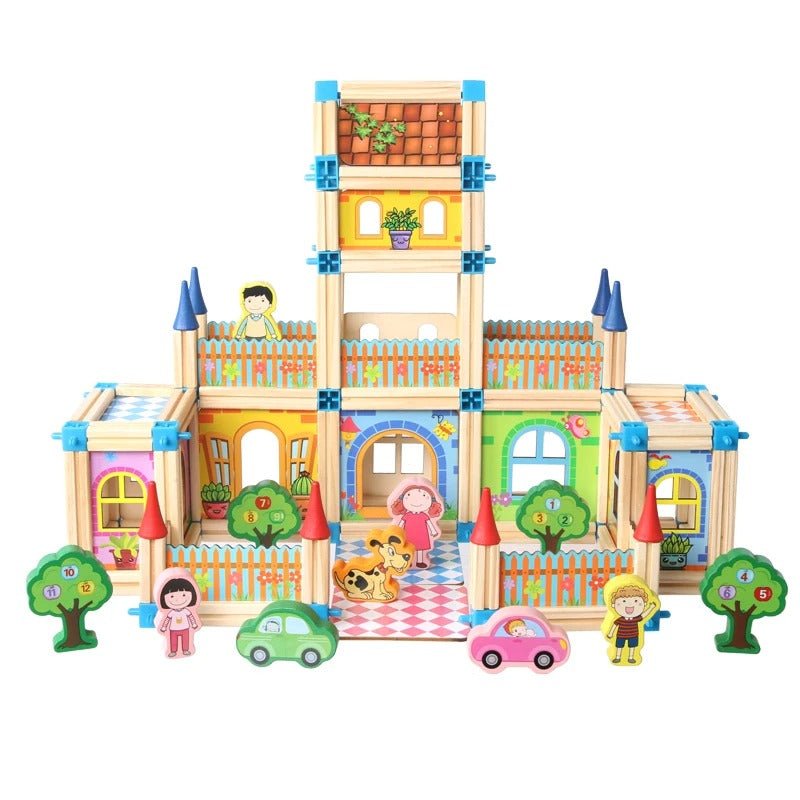 ConstructoPlay™ Magnetische Holzbausteine – Kreatives Bauen für neugierige Kinder - Kinderwelt by Held