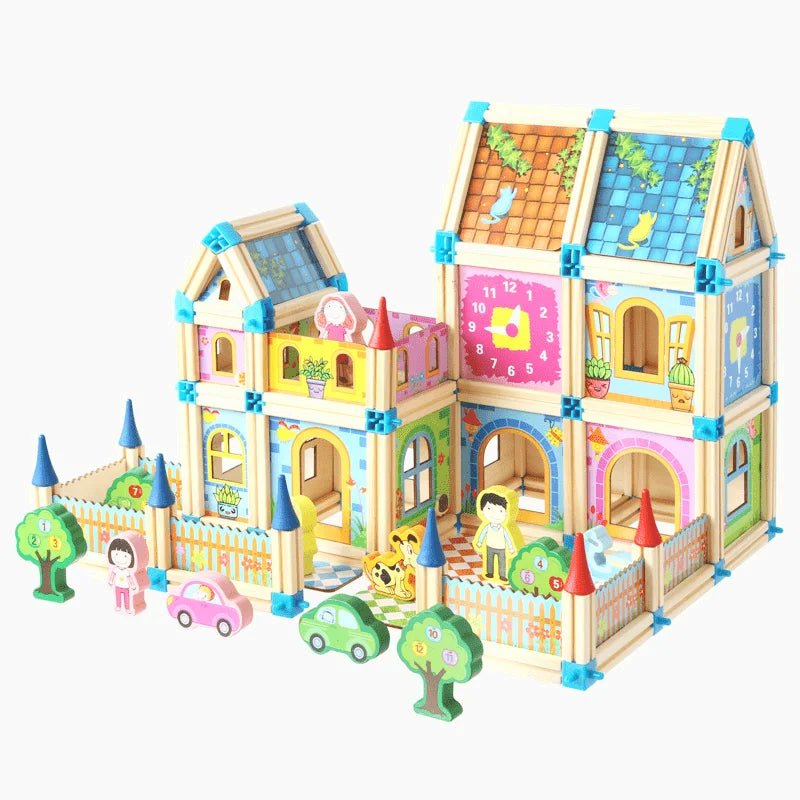 ConstructoPlay™ Magnetische Holzbausteine – Kreatives Bauen für neugierige Kinder - Kinderwelt by Held