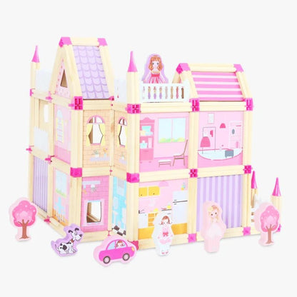 ConstructoPlay™ Magnetische Holzbausteine – Kreatives Bauen für neugierige Kinder - Kinderwelt by Held