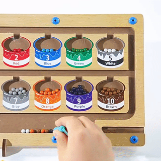 Lernspaß Labyrinth - Magnetisches Abenteuer mit Farben & Zahlen