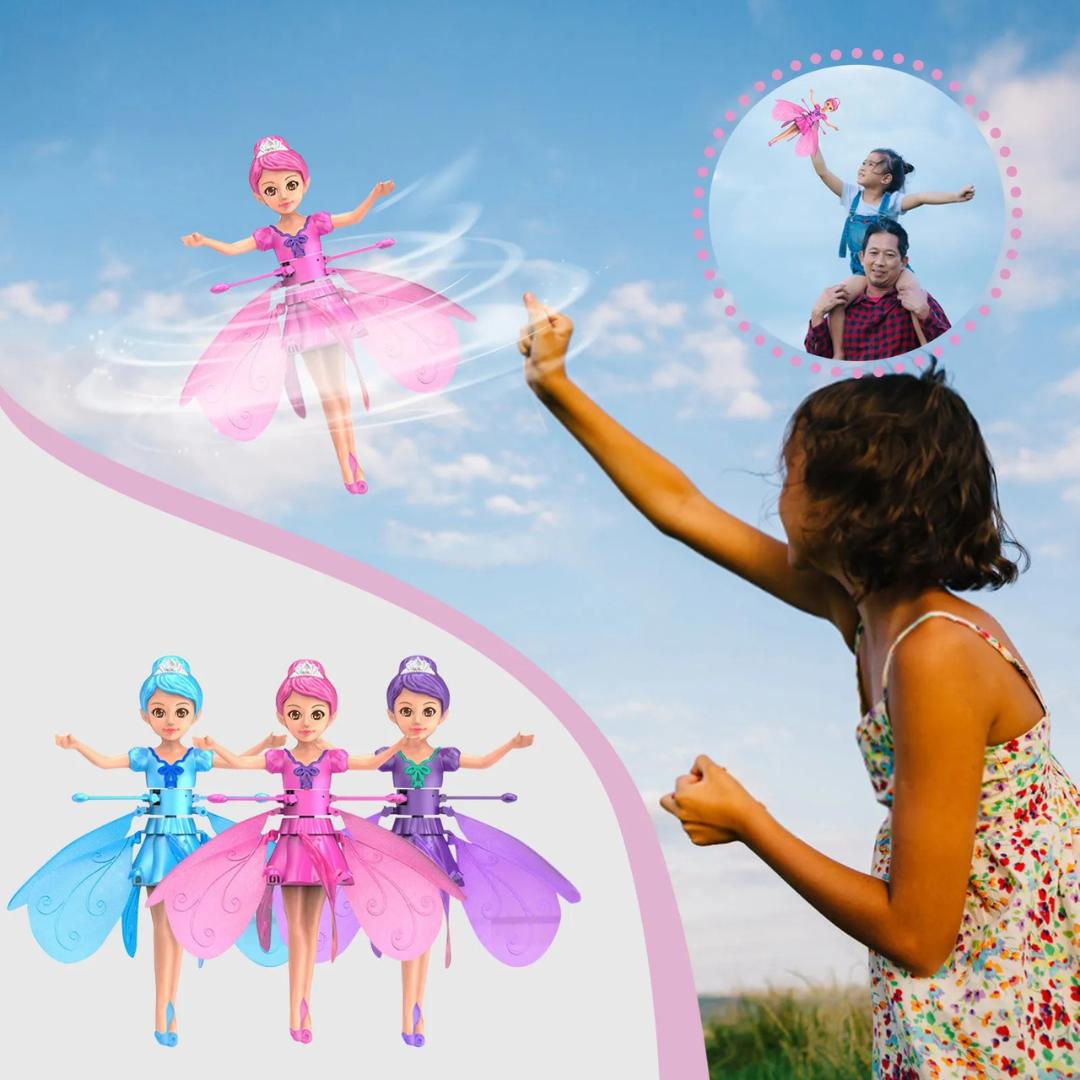 Fliegende Fee – mit zauberhaftem LED Effekt - Kinderwelt by Held