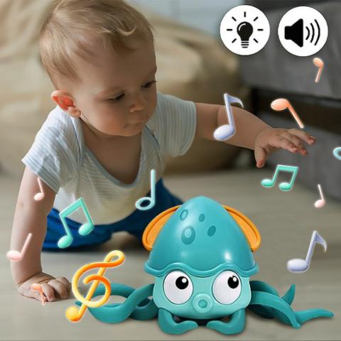 Interaktiver Krabbel - Oktopus - Spielspaß mit Licht & Musik - Kinderwelt by Held