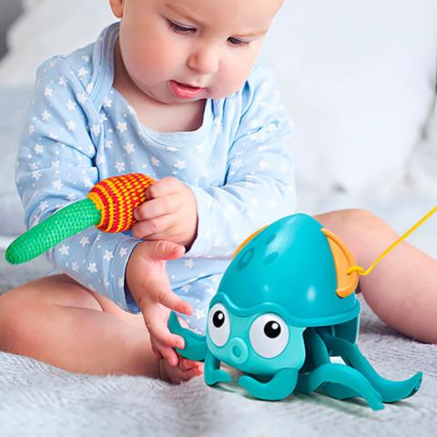 Interaktiver Krabbel - Oktopus - Spielspaß mit Licht & Musik - Kinderwelt by Held