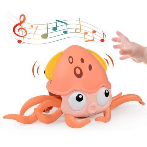 Interaktiver Krabbel - Oktopus - Spielspaß mit Licht & Musik - Kinderwelt by Held