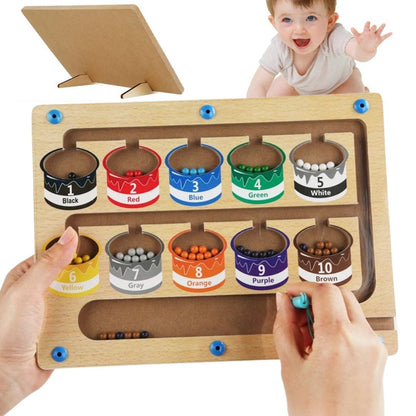 Lernspaß Labyrinth - Magnetisches Abenteuer mit Farben & Zahlen - Kinderwelt by Held