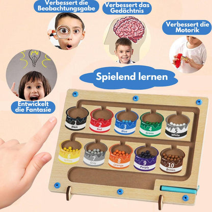 Lernspaß Labyrinth - Magnetisches Abenteuer mit Farben & Zahlen - Kinderwelt by Held