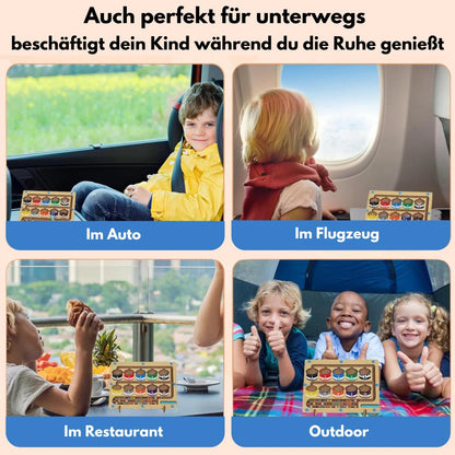 Lernspaß Labyrinth - Magnetisches Abenteuer mit Farben & Zahlen - Kinderwelt by Held