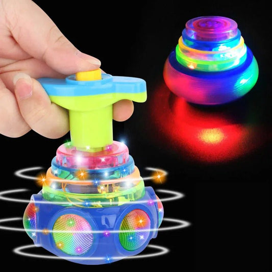 Leuchtender Kreiselspaß – Spielzeug mit Musik & Licht - Kinderwelt by Held