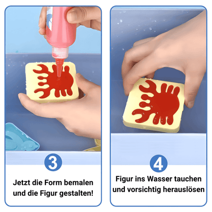 Magic Water Wonder Kit – Magisches Bastelset mit Farben & Formen - Kinderwelt by Held