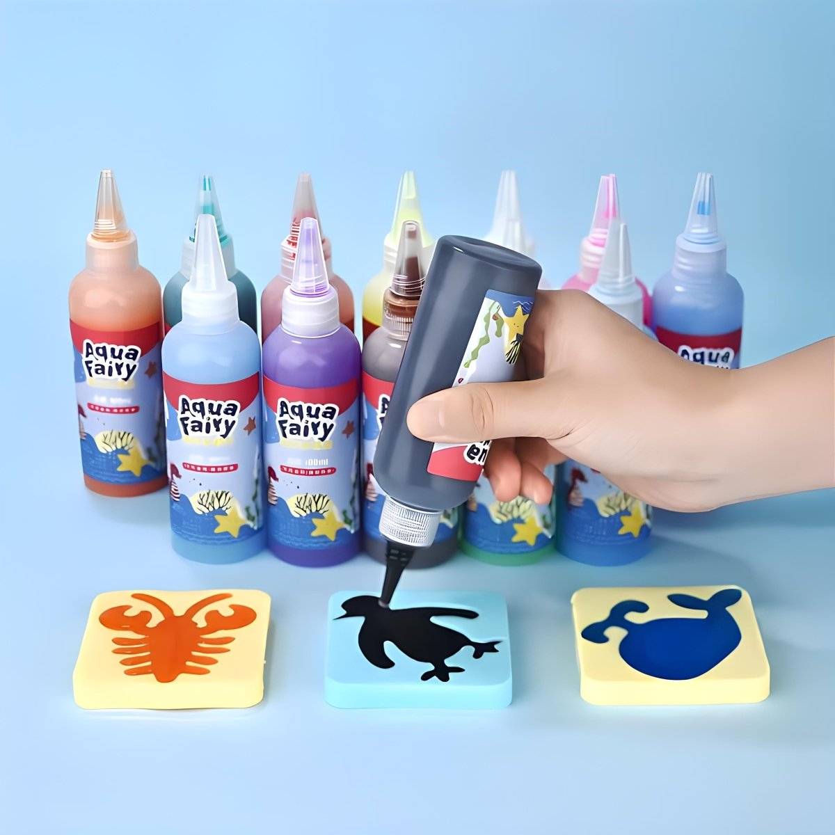 Magic Water Wonder Kit – Magisches Bastelset mit Farben & Formen - Kinderwelt by Held