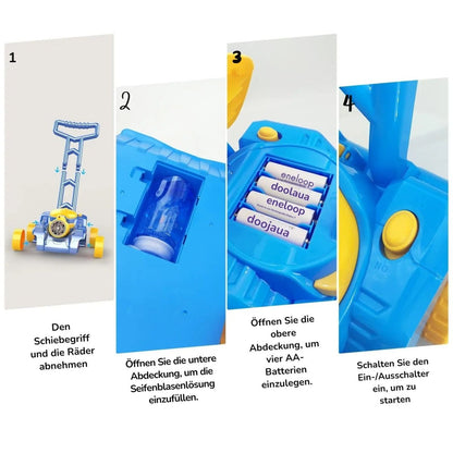 Magisches Seifenblasen - Auto – Vollautomatischer Spaß für draußen - Kinderwelt by Held