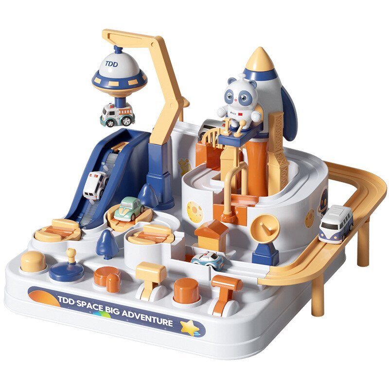 Montessori Rennbahn – Pädagogisches Lernspiel für Kinder ab 3 Jahren - Kinderwelt by Held