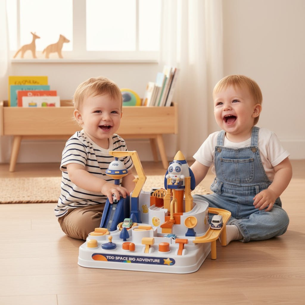 Montessori Rennbahn – Pädagogisches Lernspiel für Kinder ab 3 Jahren - Kinderwelt by Held