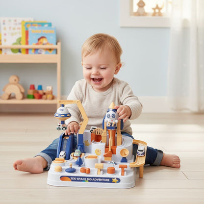 Montessori Rennbahn – Pädagogisches Lernspiel für Kinder ab 3 Jahren - Kinderwelt by Held