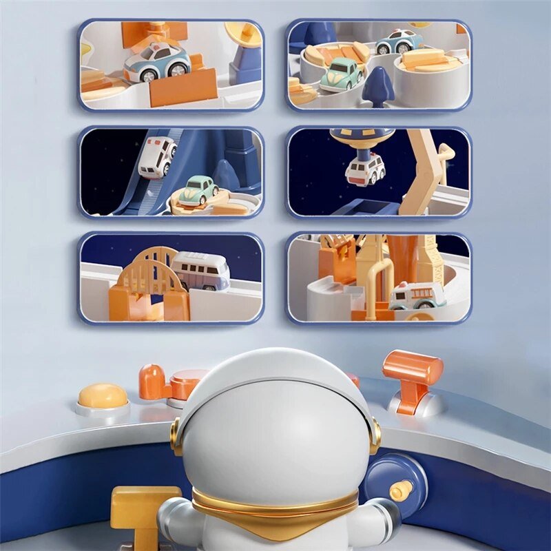 Montessori Rennbahn – Pädagogisches Lernspiel für Kinder ab 3 Jahren - Kinderwelt by Held