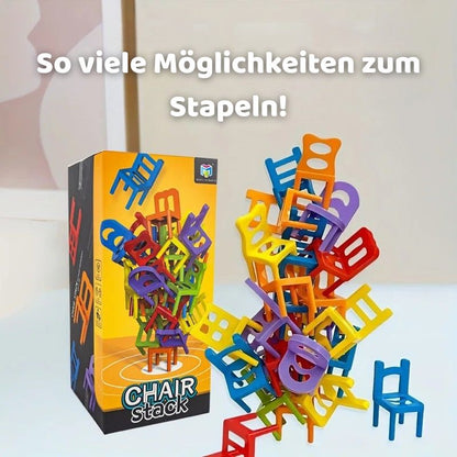 Montessori Stapelspiel – Bunte Stühle für kluge Köpfe - Kinderwelt by Held