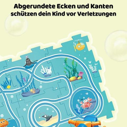 PuzzleRacer Spielset – Kreative Rennbahn für kleine Baumeister - Kinderwelt by Held