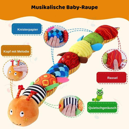 Sensorische Musik - & Rassel - Raupe – Kuschelspaß für Babys - Kinderwelt by Held