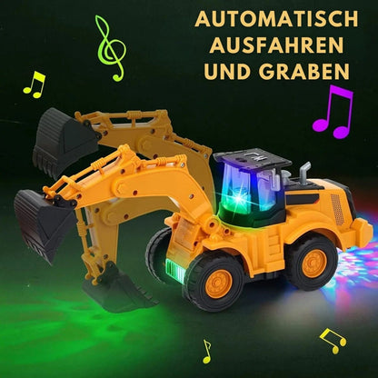 Tanzender Musik - Bagger für Kinder mit Lichtern & Sound - Kinderwelt by Held