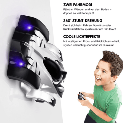 Wand - & Decken - RC Auto – Stunt - Spaß für Kinder ab 5 - Kinderwelt by Held