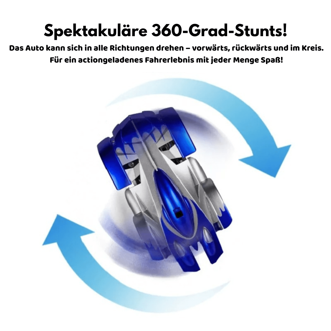 Wand - & Decken - RC Auto – Stunt - Spaß für Kinder ab 5 - Kinderwelt by Held