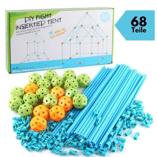 DIY Zelt Bausatz - für kleine Architekten und Abenteurer - Kinderwelt-Held
