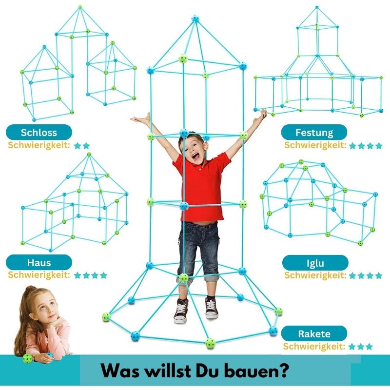 DIY Zelt Bausatz - für kleine Architekten und Abenteurer - Kinderwelt-Held